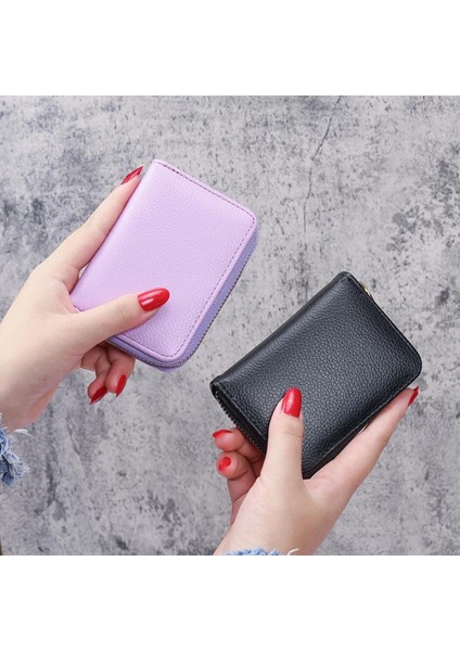 Pu Deri Kadın Cüzdan Kımlık Kredi Kartı Tutucu Cüzdan Kadın Küçük Bozuk Para Cüzdanı Kadın Para Çantası Mini Cüzdan Kart Çantası Bayanlar Için (Yurt Dışından)