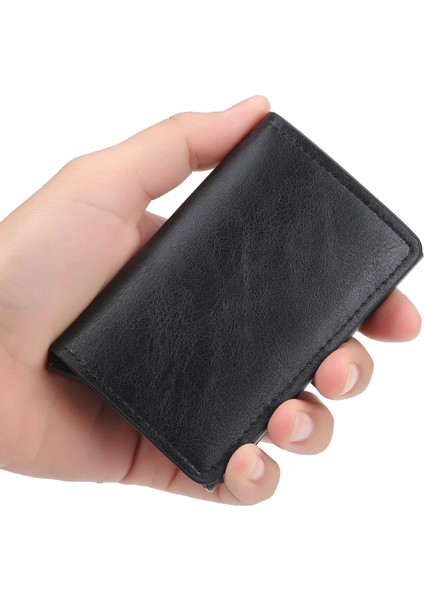 Yeni Rfıd Engelleme Erkek Kredi Kartı Tutucu Deri Banka Kartı Cüzdan Kılıf Kart Sahibi Koruma Çanta Kadınlar Için Mini Cüzdan (Yurt Dışından) indirimleri