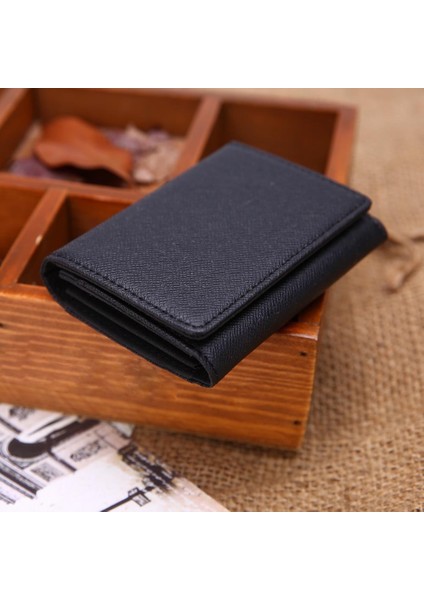 Erkek Deri Kart Nakit Makbuz Tutucu Organizatör Bifold Cüzdan Vintage Deri Cüzdan Çantalar Rahat Mini Küçük Paket 2021 (Yurt Dışından) modelleri