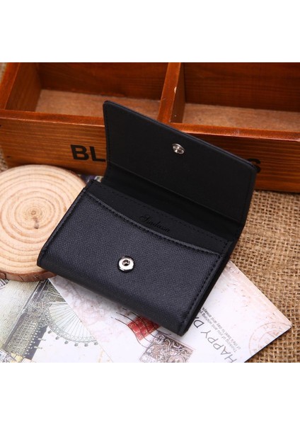 Erkek Deri Kart Nakit Makbuz Tutucu Organizatör Bifold Cüzdan Vintage Deri Cüzdan Çantalar Rahat Mini Küçük Paket 2021 (Yurt Dışından) fırsatları