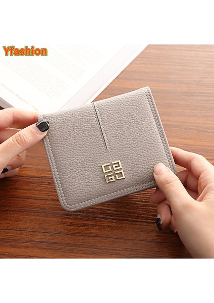 Yfashion Kadın Basit Kısa Bozuk Para Cüzdanı Pu Deri Lychee Desen Cüzdan Bifold Düz Renk Cüzdan (Yurt Dışından) fiyatları