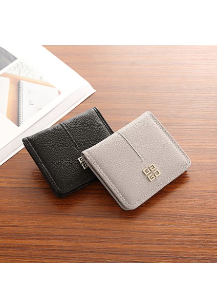Yfashion Kadın Basit Kısa Bozuk Para Cüzdanı Pu Deri Lychee Desen Cüzdan Bifold Düz Renk Cüzdan (Yurt Dışından) indirimleri