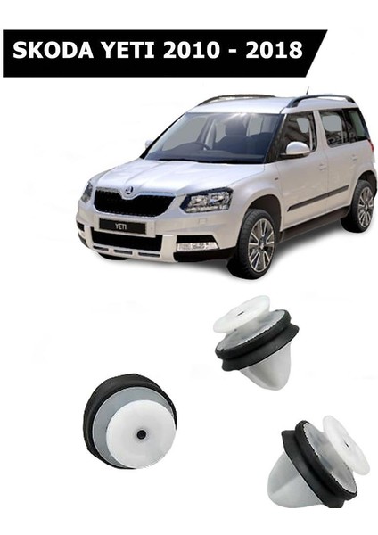 Nvr Skoda Yeti Kapı Döşeme Klipsi 100 Adetli Paket 9341PF