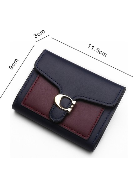Geestock Kadın Mını Cüzdanlar Pu Kart Tutucu Basit Moda Küçük Katlanır Cüzdan Kart Çanta Çile Mini Debriyaj (Yurt Dışından) fiyatları