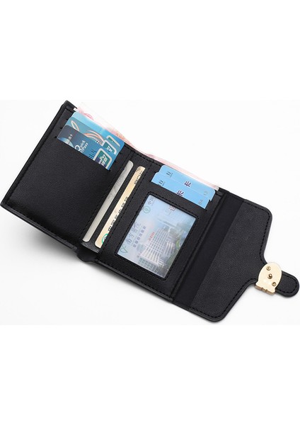 Geestock Kadın Mını Cüzdanlar Pu Kart Tutucu Basit Moda Küçük Katlanır Cüzdan Kart Çanta Çile Mini Debriyaj (Yurt Dışından) fırsatları