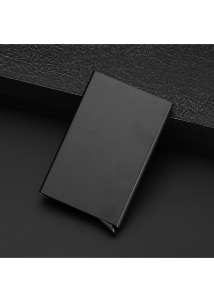 Kredi Kartı Tutucu Erkekler Ince Anti Korumalı Seyahat Kimlik Kartı Sahibi Kadın Rfid Cüzdan Metal Kasa Porte Carte (Yurt Dışından) fiyatları