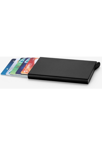 Kredi Kartı Tutucu Erkekler Ince Anti Korumalı Seyahat Kimlik Kartı Sahibi Kadın Rfid Cüzdan Metal Kasa Porte Carte (Yurt Dışından) indirimleri