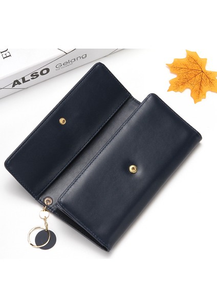 Moda Çok Katmanlı Cüzdan Kadınlar Için Pu Deri Uzun Çanta Causl Alışveriş Telefonu Çanta Kart Sahibinin Bozuk Para Cüzdanı Bolsas (Yurt Dışından) indirimleri