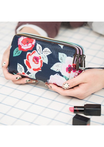 Yeni 1 Adet Büyük Kapasiteli Çok Fonksiyonlu Kadın Bayan Cüzdanı Fermuarlı Moda Cep Telefonu Için Dayanıklı Para Para (Yurt Dışından)