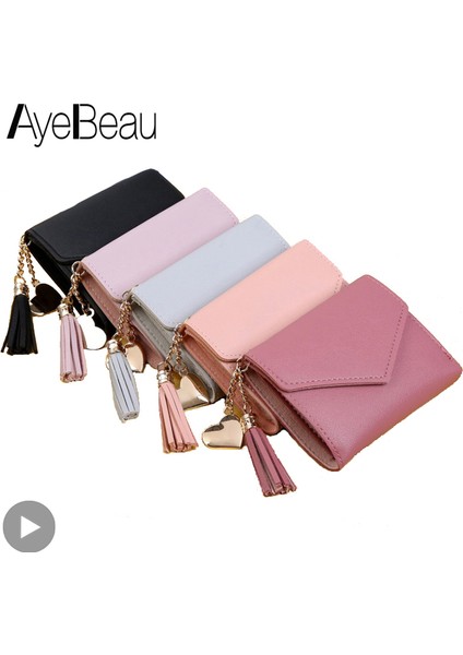 Mini Kadın Cüzdan Küçük Kadın Bayanlar Çanta Kız Kısa Para Telefonu El Çantası Uzun Para Kart Sahibinin Caibu Hamak Kart Sahibi (Yurt Dışından)