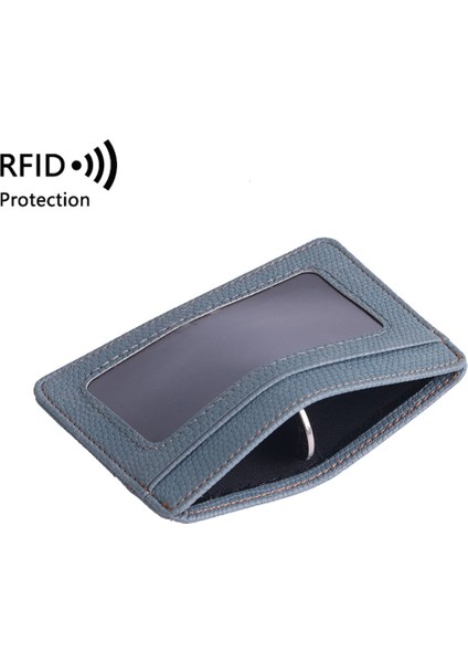 Özelleştirilmiş Rfid Iş Kimlik Kartı Tutucu Kart Koruma Kişiselleştirilmiş Cüzdan Lichee Desen Kazınmış Kadın Erkek Küçük Para Çantası (Yurt Dışından)