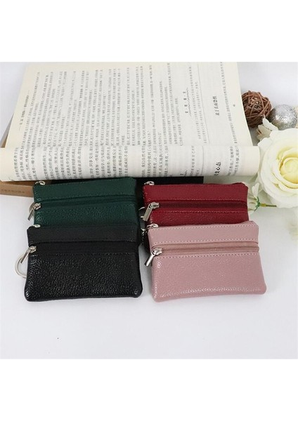 Mini Kese Cep Cüzdan Kadın Küçük Pu Deri Bozuk Para Cüzdanı Fermuar Değişim Para Çantaları Anahtar Tutucu Kılıf Kımlık Kartı Holde Fermuar Çantalar (Yurt Dışından) fiyatları