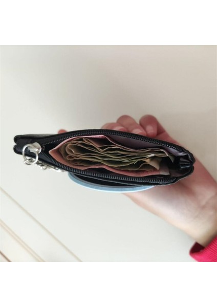 Mini Kese Cep Cüzdan Kadın Küçük Pu Deri Bozuk Para Cüzdanı Fermuar Değişim Para Çantaları Anahtar Tutucu Kılıf Kımlık Kartı Holde Fermuar Çantalar (Yurt Dışından) modelleri