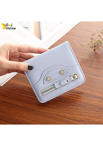 1 Adet Kadın Bayan Cüzdan Çanta Kısa Tasarım Moda Para Para Kartları (Yurt Dışından)
