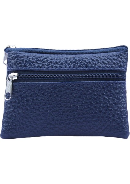 Fermuarlı Para Cüzdan Anahtar Çanta Debriyaj Çanta Para Değişim Çanta Küçük Vintage Cüzdan Sevimli Yarım Yuvarlak Pu Para Cepler Mini Kozmetik Çantası (Yurt Dışından) indirimleri