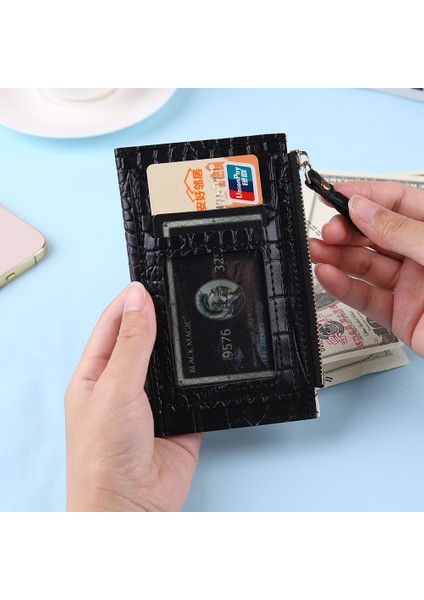 Moda Kadın Cüzdan Timsah Desenleri Genç Kız Kadın Cüzdan Telefon Fermuarlı Cep Çanta Kart Para Tutucu Cep Bayanlar (Yurt Dışından) fırsatları