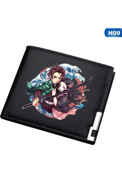 Anime Etrafında Hayalet Bıçak Uzun ve Cüzdan Kalem Kutusu Kırtasiye Soba Kapı Kömür Lang Fasulye Fugang Gönüllü Erkek Cüzdan (Yurt Dışından)