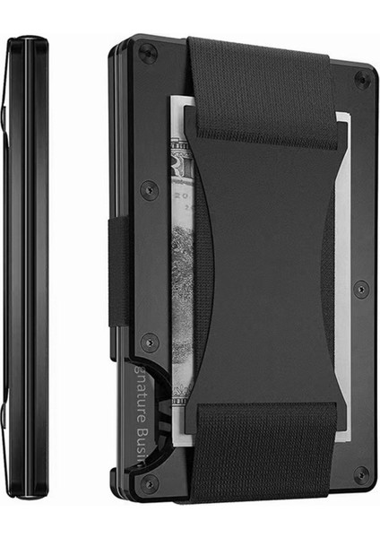 The Ridge Minimalist Erkek Ince Cüzdan-Rfid Korumalı Ön Cep Kredi Kartı Çantası, Metal Kül, Rfıd Cüzdan (Yurt Dışından)