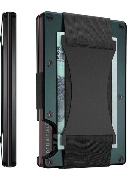 The Ridge Minimalist Erkek Ince Cüzdan-Rfid Korumalı Ön Cep Kredi Kartı Çantası, Metal Kül, Rfıd Cüzdan (Yurt Dışından)