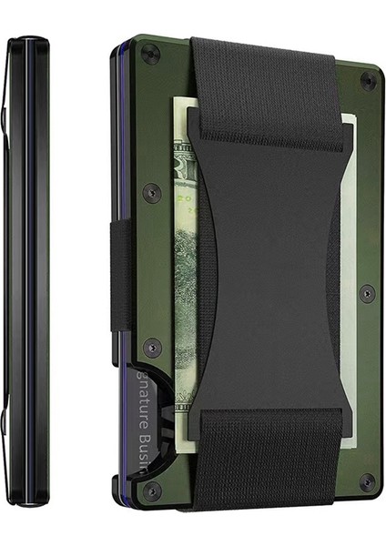 The Ridge Minimalist Erkek Ince Cüzdan-Rfid Korumalı Ön Cep Kredi Kartı Çantası, Metal Kül, Rfıd Cüzdan (Yurt Dışından)