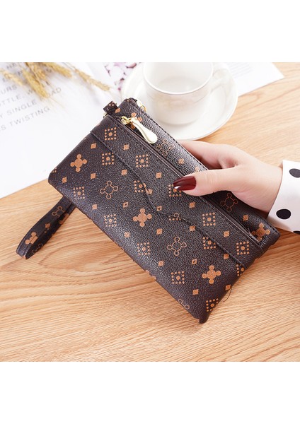 Bayanlar Debriyaj Moda Uzun Cüzdan Kadın Cep Telefonu Çantaları Bozuk Para Çantaları Debriyaj Çantalar Moda Kore Kadın Cüzdanları (Yurt Dışından) fiyatları