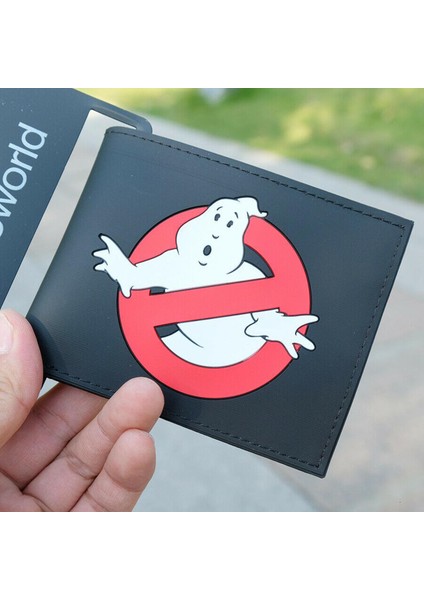 Ghost Busters Pvc Cüzdan Ghostbusters 3D Dokunmatik Erkek Çantası Zip Para Ikiye Katlanmış Çanta (Yurt Dışından)