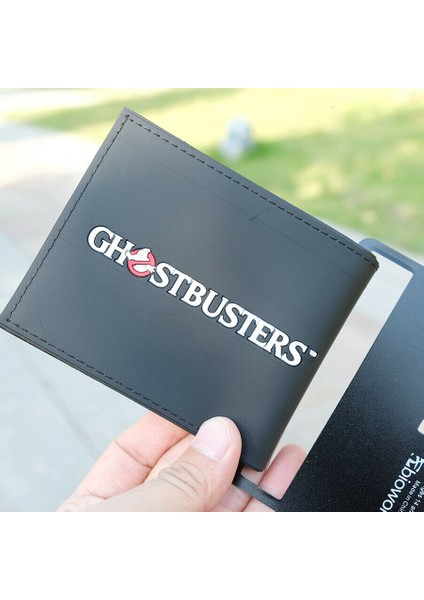 Ghost Busters Pvc Cüzdan Ghostbusters 3D Dokunmatik Erkek Çantası Zip Para Ikiye Katlanmış Çanta (Yurt Dışından)