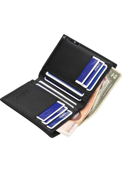 Yüksek Kaliteli Tek Parça Kafatası Baskı Erkek Kadın Cüzdan Billfold Ince Kredi Kartı/kimlik Sahipleri Para Çantası Kısa Çantalar (Yurt Dışından)