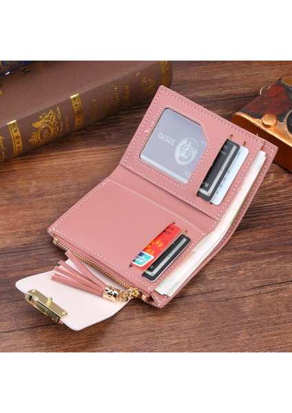 Moda Kadın Cüzdan Püskül Küçük Cüzdan Kadın Mini Bozuk Para Cüzdanı Bayanlar Debriyaj Küçük Cüzdan Kadın Pu Deri Kart Tutucu (Yurt Dışından) fiyatları