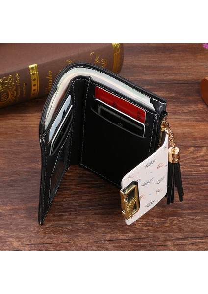 Moda Kadın Cüzdan Püskül Küçük Cüzdan Kadın Mini Bozuk Para Cüzdanı Bayanlar Debriyaj Küçük Cüzdan Kadın Pu Deri Kart Tutucu (Yurt Dışından) fırsatları