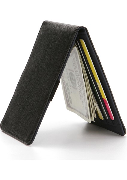 Erkekler Ince Bifold Cüzdan Rfıd Engelleme Cep Cüzdanı Nakit Askılı Kredi Kartı Tutucu (Yurt Dışından) indirimleri