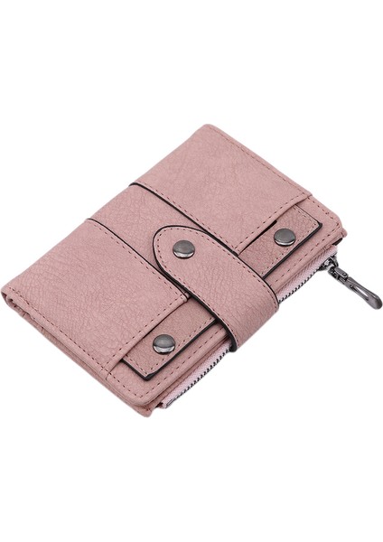 Kadın Cüzdan Basit Retro Perçinler Küçük Cüzdan Bozuk Para Cüzdanı Kart Sahipleri Çanta Kızlar Için Çanta Küçük Cüzdan Bayanlar Bolsa Feminina (Yurt Dışından)