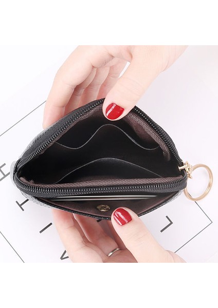 Kadınlar Sevimli Küçük Cüzdan Fermuar Keychaingirl Cüzdan Marka Tasarlanmış Debriyaj Pu Deri Kadın Bozuk Para Cüzdanı Kadın Kartlıklı Cüzdan (Yurt Dışından) fırsatları