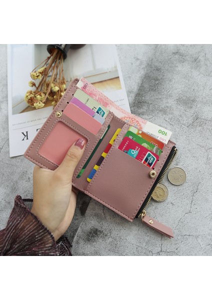 Yeni Kadın Cüzdan Baskı Çiçek Küçük Cüzdan Kadın Fermuarlı Mini Bozuk Para Cüzdanı Bayanlar Küçük Cüzdan Kadın Deri Kart Tutucu (Yurt Dışından) fırsatları