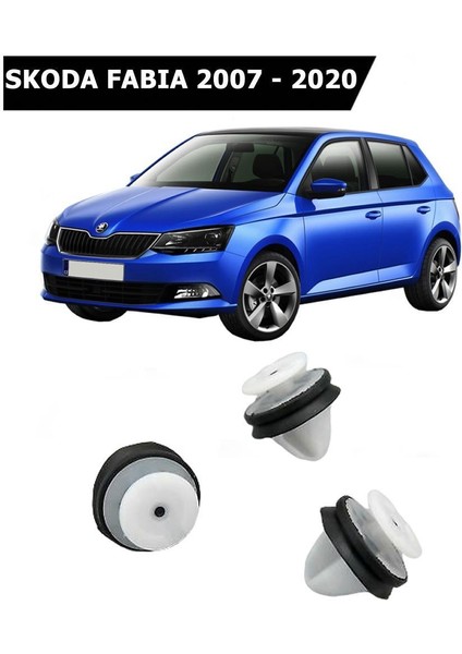 Nvr Skoda Fabia Kapı Döşeme Klipsi 100 Adetli Paket 9341PF