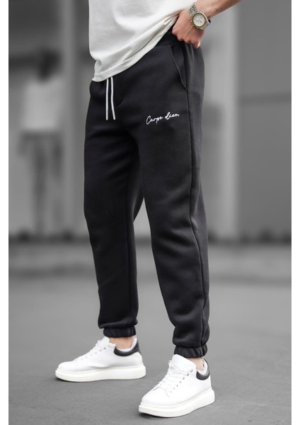 Siyah Basic Regular Fit Eşofman 6521