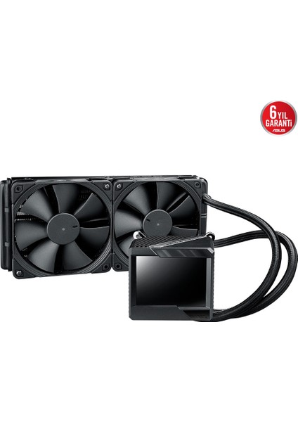 ASUS ROG RYUJIN II 240 OLED AURA SYNC RGB 2X NOCTUA IPPC 2 PWM 120MM FAN SIVI CPU SOĞUTUCUSU V2