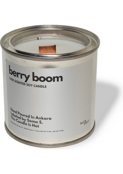 : Kokulu Soya Mum : 280 gr : Berry Boom