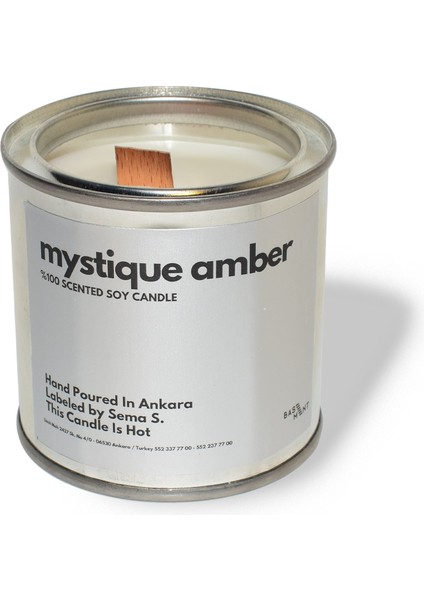 : Kokulu Soya Mum : 280 gr : Mystique Amber