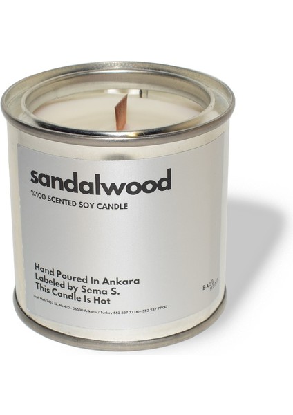 : Kokulu Soya Mum : 280 gr : Sandalwood