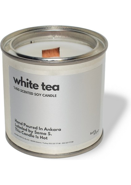 : Kokulu Soya Mum : 280 gr : White Tea