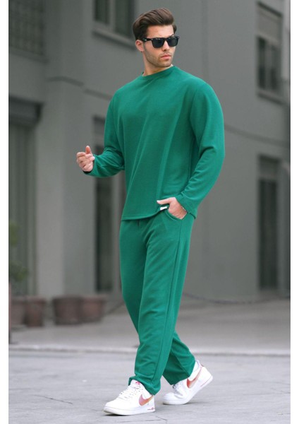 Yeşil Basic Regular Fit Erkek Eşofman Takımı 5927 fiyatları