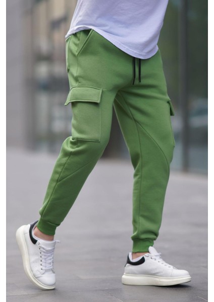 Yeşil Kargo Cep Erkek Eşofman Altı 6526 modelleri
