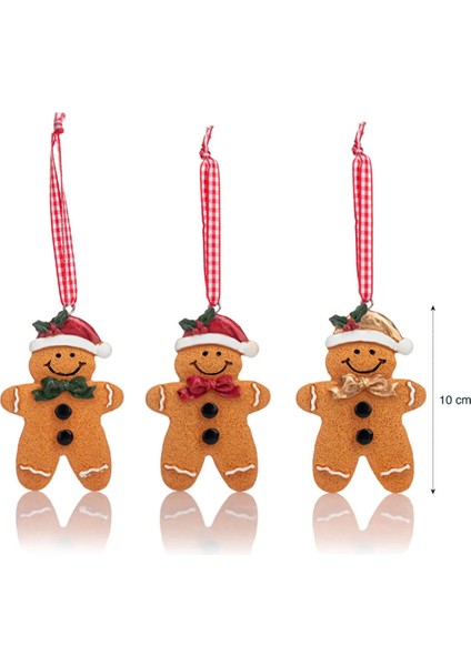 Yılbaşı Temalı Ağaç Süsü 3'lü modelleri