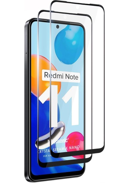 Xiaomi Redmi Note 11 Pro 5g Crystal Seramik Nano Ekran Koruyucu Siyah (2 Adet)