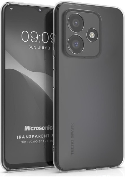 Tecno Spark 10 4g Kılıf Transparent Soft Şeffaf