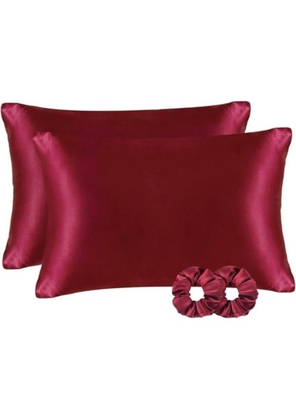Ipek Saten Dokulu 50 x 70 cm Yastık Kılıfı 2 Adet Ant2021