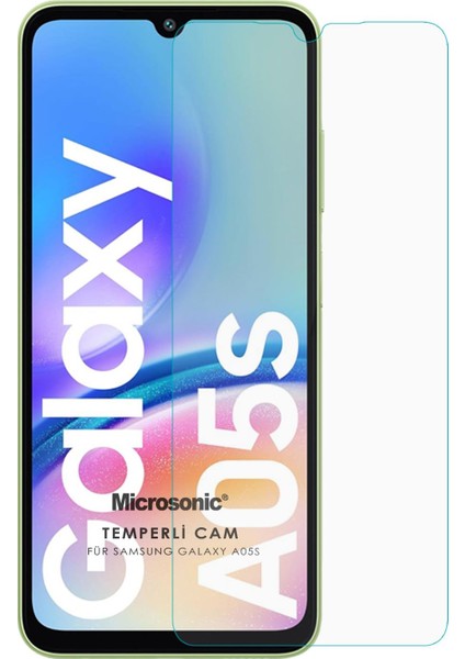 Samsung Galaxy A05S Tempered Glass Cam Ekran Koruyucu