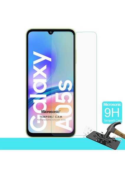 Samsung Galaxy A05S Tempered Glass Cam Ekran Koruyucu