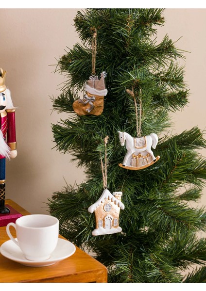 Yılbaşı Temalı Ağaç Süsü 3'lü